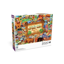 Buffalo Games - Kate Ward Thacker - Our National Parks Collage - 2000 Piece Jigsaw Puzzle for Adults - Challenging Puzzle Perfect for Game Nights - Finished Size is 38.50 x 26.50