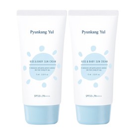 Pyeonggangryul Pyunkangyul Meoncell Kids Moist Sun Cream SPF50+ PA++++ 75ml (2 packs) / 편강율 메온셀 키즈 촉촉 선크림 SPF50+ PA++++ 75ml (2개입)