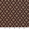 B639 Brown Floral Trellis Jacquard Woven Upholstery Fabric by The