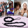 3 x Hair Tie Cords Adjustable Length Ponytail Bands Drawstring