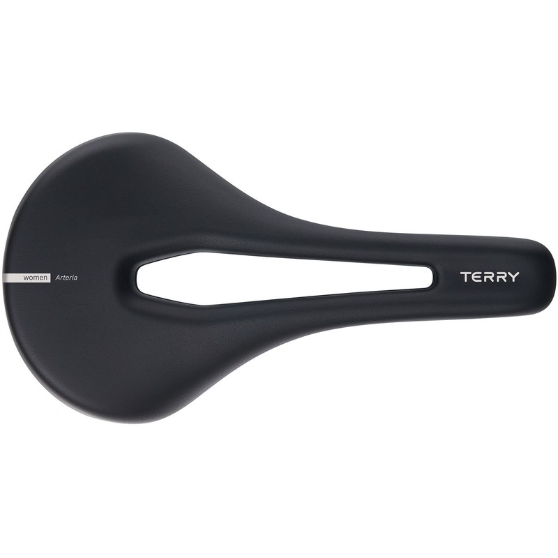 Terry Damen Arteria Fahrradsattel, Black, 9-12 cm