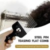 3pz Juego De Acero Peine Para Cabello Rizado Afro Unisexo