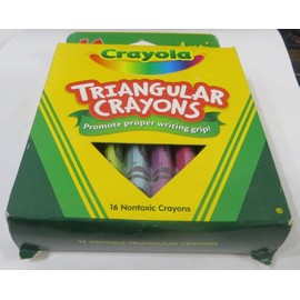 Crayola Pack of 16 Crayola Washable Triangular Crayons