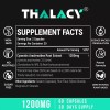 Thalacy Suplemento De Beta Ecdysterona 1200 Mg. 60 Capsulas. Sabor
