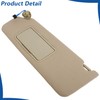WFLNHB Driver Side Sun Visor with Mirror and Light Beige