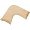 Easy Care V Shaped Pillowcase Plain Dyed Polycotton Machine Washable