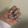 [Winter Nail Discount❄] Snowflake Rain Reflective Glitter Glass Al Nail