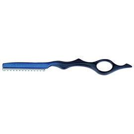 Ergonomic Razor Stainless Steel + 10 Replacement Blades for Professional Hair Kiepe Ergos