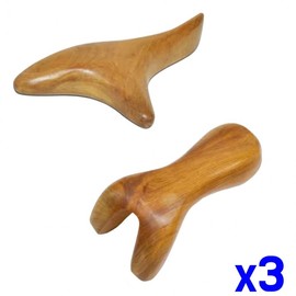 Juniper gua sha acupressure tool massage tool x3 C