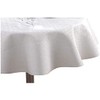 Bulgomme Table Protector Round Tablecloth 135 cm White