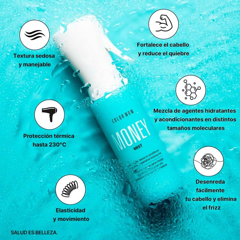 Acondicionador sin enjuague Color Wow Money Mist 50ml – Cabello