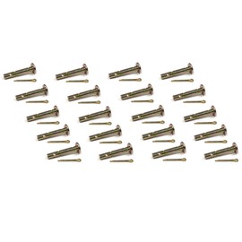 The ROP Shop | (Pack of 20) Shear Pin & Cotter Pin for MTD & Cub Cadet 738-04124A, 73804124A