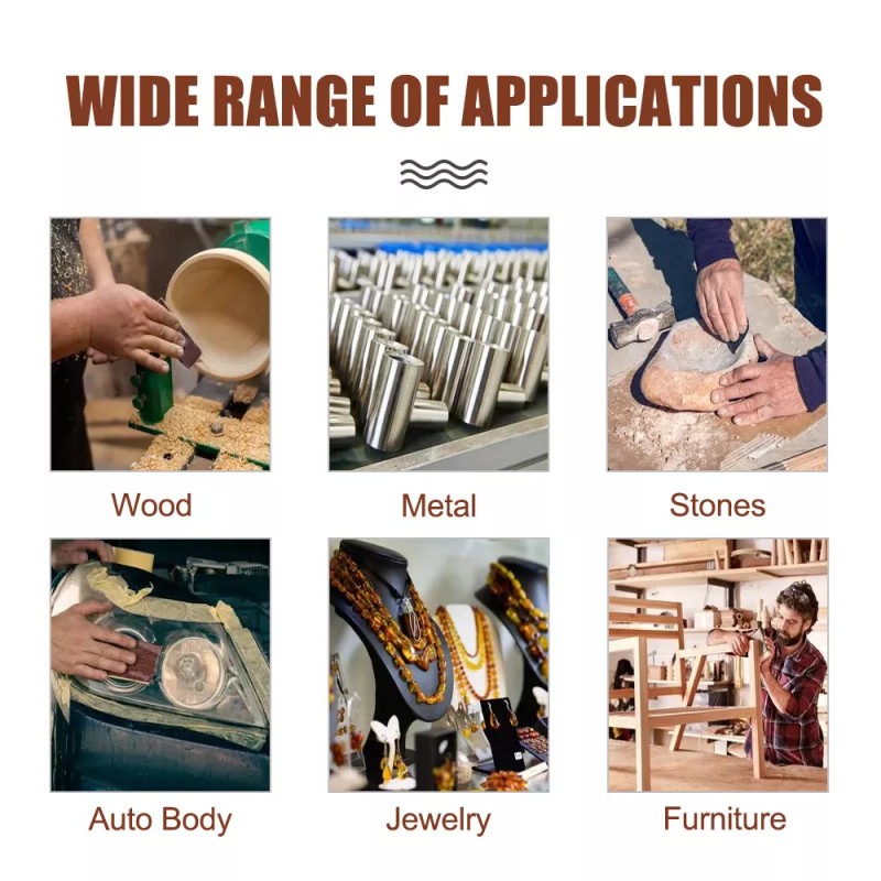 XCAN 5 Grits Emery Cloth Roll 150 240 320 400