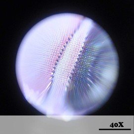Lupa de mano 40X con luz LED JXYZWJJ de alta claridad para lectura y joyería