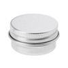 zalati Aluminum Jars Containers, 10 Pieces Refillable Aluminum Screw Lids