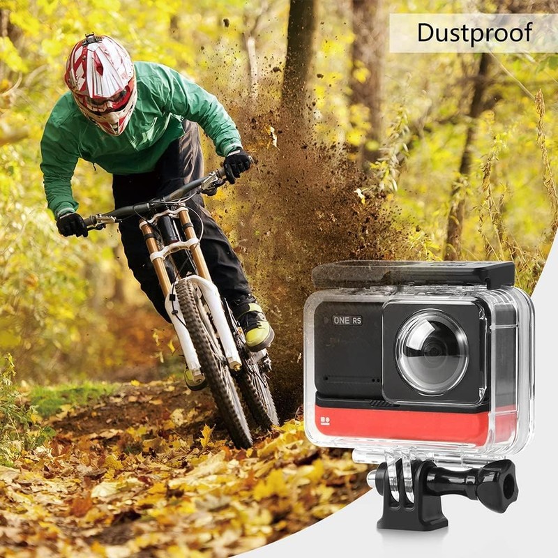 TOMGDRACO Insta360 ONE RS Panoramic Mode Dive Case for Panoramic