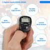 2PCS Tally Counters, Hand Finger Counters Electronic Number Clicker Counter
