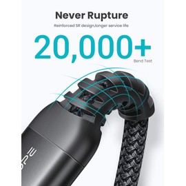 AINOPE 6.6FT USB 3.0 Extension Cable Type A Male to Female Extension Cord High Data Transfer Compatible with USB Keyboard,Mouse,Flash Drive, Hard Drive-Black