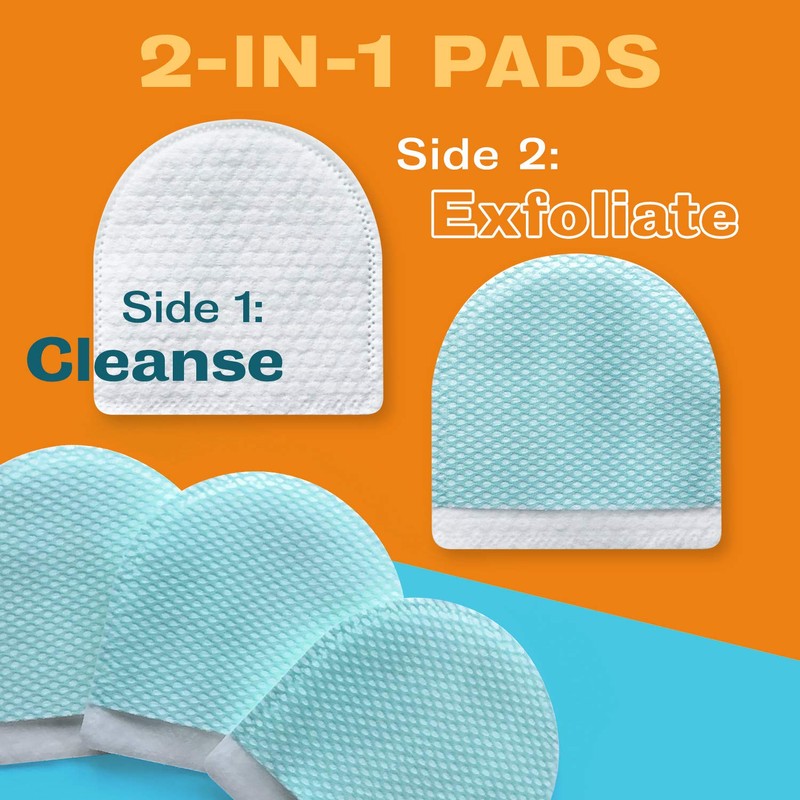 Mylee 2 in 1 Exfoliating & Cleansing Pads - Ideal