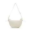 Madden Girl Women's Barely Nylon Cresent Hobo Bag, Crossbody, Cream,