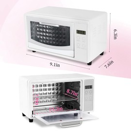 heemeei Nail Tool Cleaning Machine, Double-layer UV Light Cleaning Cabinet
