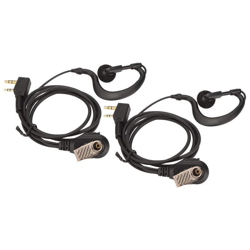 Two Way Radio Earpiece Universal K Head 2 Pin Electroplating