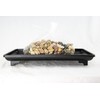 Yubonzai 1 Rectangular Black Plastic Humidity/Drip Tray for Bonsai Tree