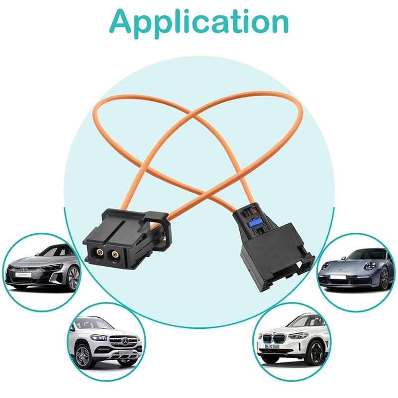Lunpog Car Light Guide Connector Bridge Plug Most Bus Fibre