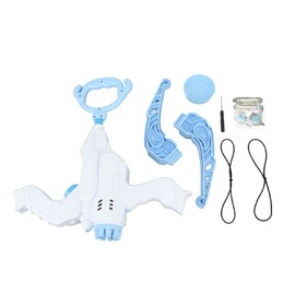 Bubble Water Bow ABS 3 in 1 9 Holes Bubble Water Toy Large Capacity Handheld Bow Bubble Toy for People Over 3 Years Old Blue