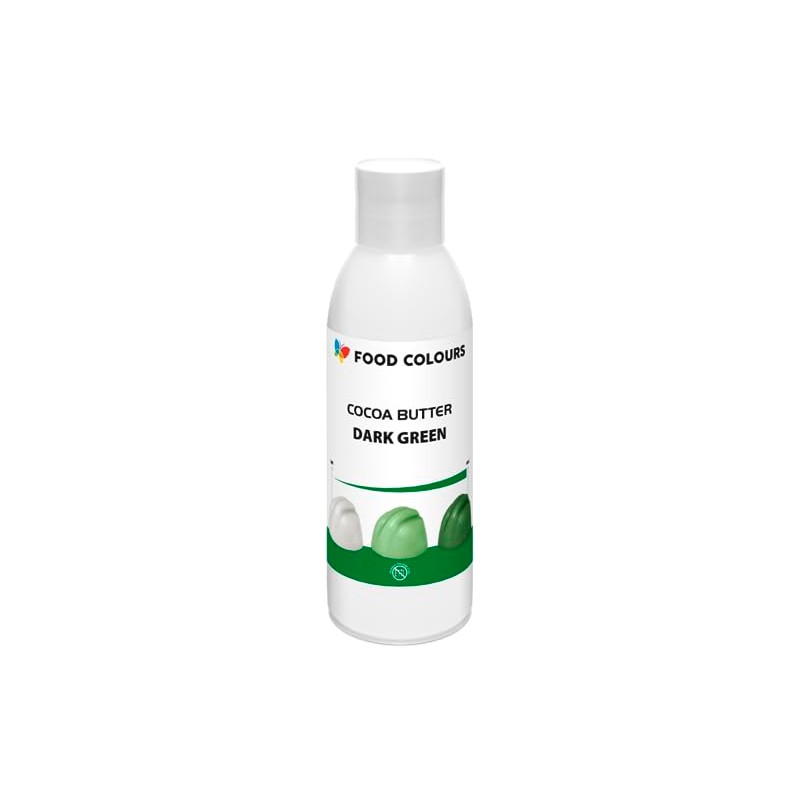 Food Colours Cocoa Butter - Dark Green 100g