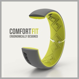 Rinfit Silicone Rings for Women & Men - Matching Silicone Wedding Bands Sets for Him & Her - Rubber Rings for Couples Two-tone Collection - Anillos de Matrimonio Hombre y Mujer Set - Black & Gold - Size 9