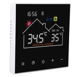 Smart Thermostat, Programmable Thermostat for House with LCD Color Display Touch Screen, Smart Home Thermostat Support Timing and Temperature Control (Regular Version)