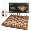 Chess Armory Wooden Chess Set – 17-Inch Large Chess Board