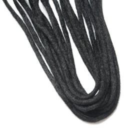 24 Inch French Curl Locs Double Ended Dreadlock Extensions with French Curly Ends Loose Wave Dreads Soft Crochet Hair for Women (1#, 15 Strands)