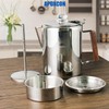 APOXCON Coffee Percolator Camping Coffee Pot Stainless Steel Coffee Maker