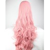 100cm レディース ウィッグ フルウィッグ ロング カール ウェーブ 巻き髪 前髪斜め ゆるふわ