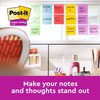 Post-it Super Sticky Notes, Assorted Colours, Assorted Sizes, 3 Pads,