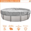 AwnPro Pool Cover for 10ft Round Pool, 14ft Round Above