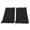 2PCS Handle Sleeve Cover,Stroller Handle Sleeve Zipper Stroller PU Leather