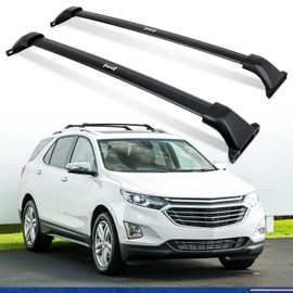 AUXPACBO 330 LBS Upgrade Roof Rack Fit for Chevy Equinox 2018-2024 Crossbars Luggage Carrier Bars Kayak Rack Bike Rack Cargo Bar Cross Bars