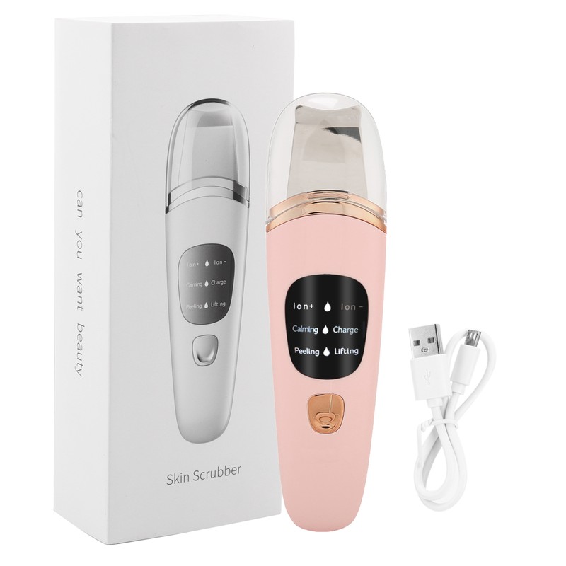 Face Skin Scrubber Vibration Face Peeling Machine Ultrasonic Exfoliating SkinCare