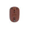 Aker Leather 590 Porta credencial federal con clip, color marrón