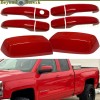 Torox 2014-2018 Chevy Silverado Door Handle COVERS+TopHalf Mirrors WA9260 VICTORY