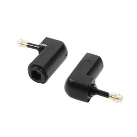 BIGtec 90° Toslink Adapter Toslink Converter Audio Adapter 1 x 3,5mm mini Stecker - 1 x Toslink Buchse