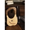 Mid-East 10-String Lyre Harp - Walnut