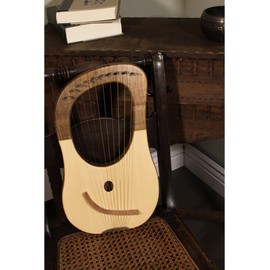 Mid-East 10-String Lyre Harp - Walnut
