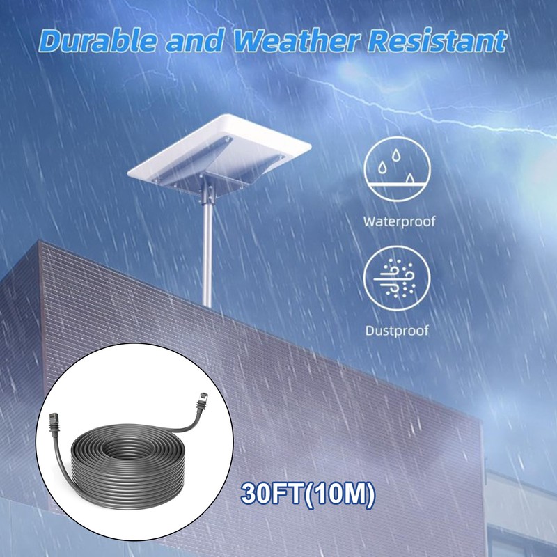 for Starlink Cable IP68 Waterproof 1200Mbps Smooth Transmission Extender Cable