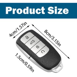 2 Pcs Remote Key Fob Holder Anti-Scratch Key Fob Case Soft TPU Car Keys Cover for Chery Omoda 5 Tiggo 8 Pro 8 Plus Jaecoo 7