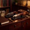 ZJRUI 2 Pcs Knife Display Stand, Black Countertop Knife Holder,