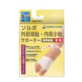 ソルボ外反母趾・内反小趾サポーター薄型 左M